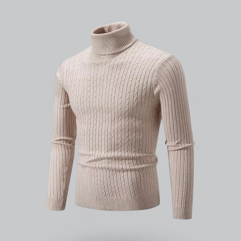 Henry – Men's Classic Turtleneck Knitted Pullover Jumper