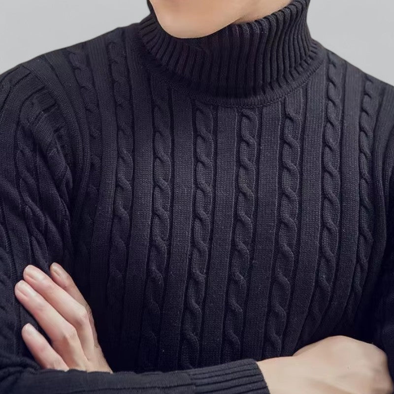 Henry – Men's Classic Turtleneck Knitted Pullover Jumper