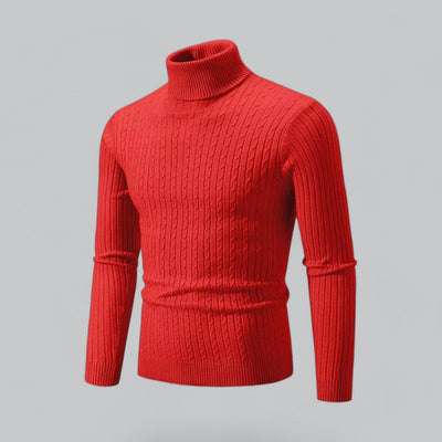 Henry – Men's Classic Turtleneck Knitted Pullover Jumper