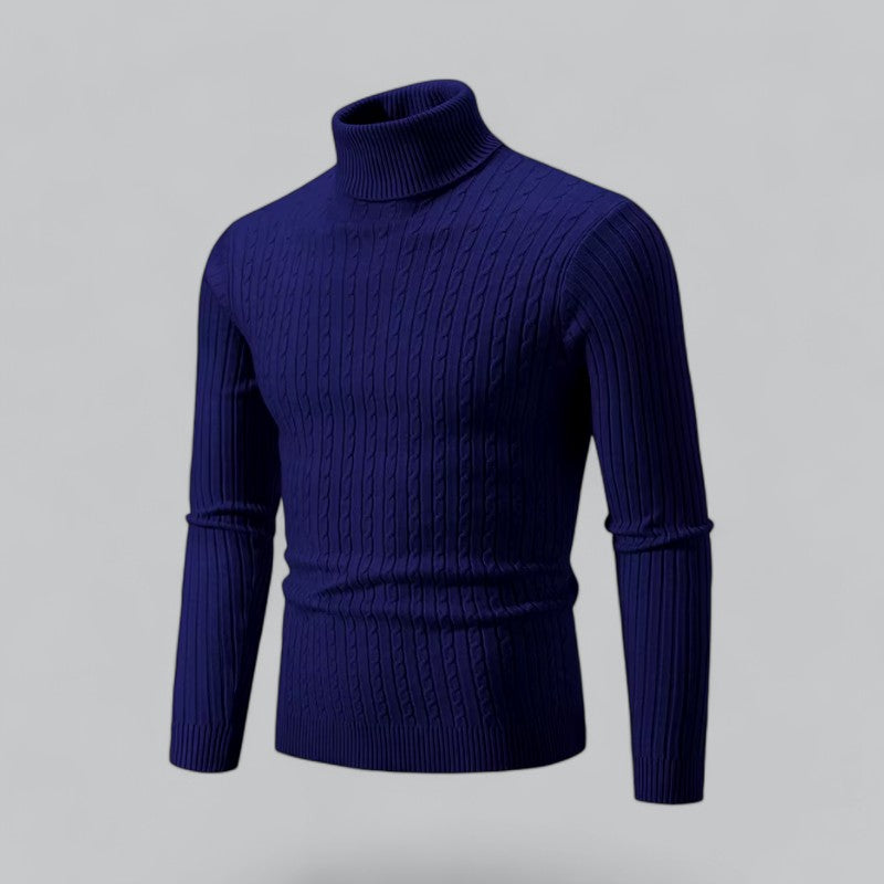 Henry – Men's Classic Turtleneck Knitted Pullover Jumper