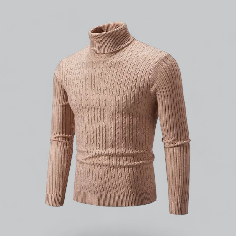 Henry – Men's Classic Turtleneck Knitted Pullover Jumper