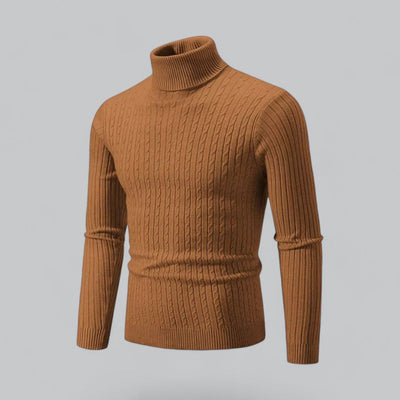 Henry – Men's Classic Turtleneck Knitted Pullover Jumper