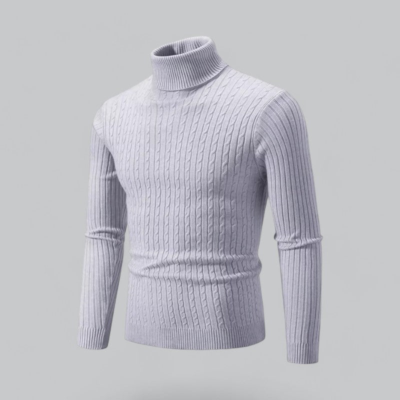 Henry – Men's Classic Turtleneck Knitted Pullover Jumper