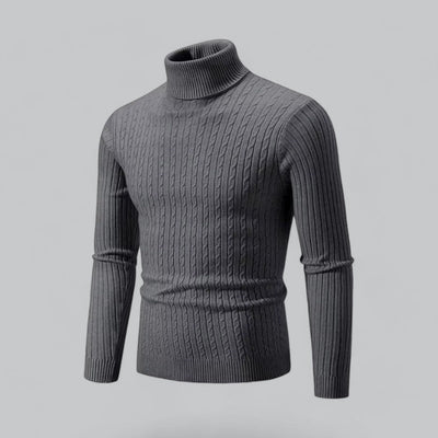 Henry – Men's Classic Turtleneck Knitted Pullover Jumper