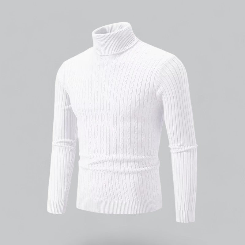 Henry – Men's Classic Turtleneck Knitted Pullover Jumper