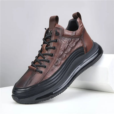 Thomas – Men's Leather Lace-Up Sneakers